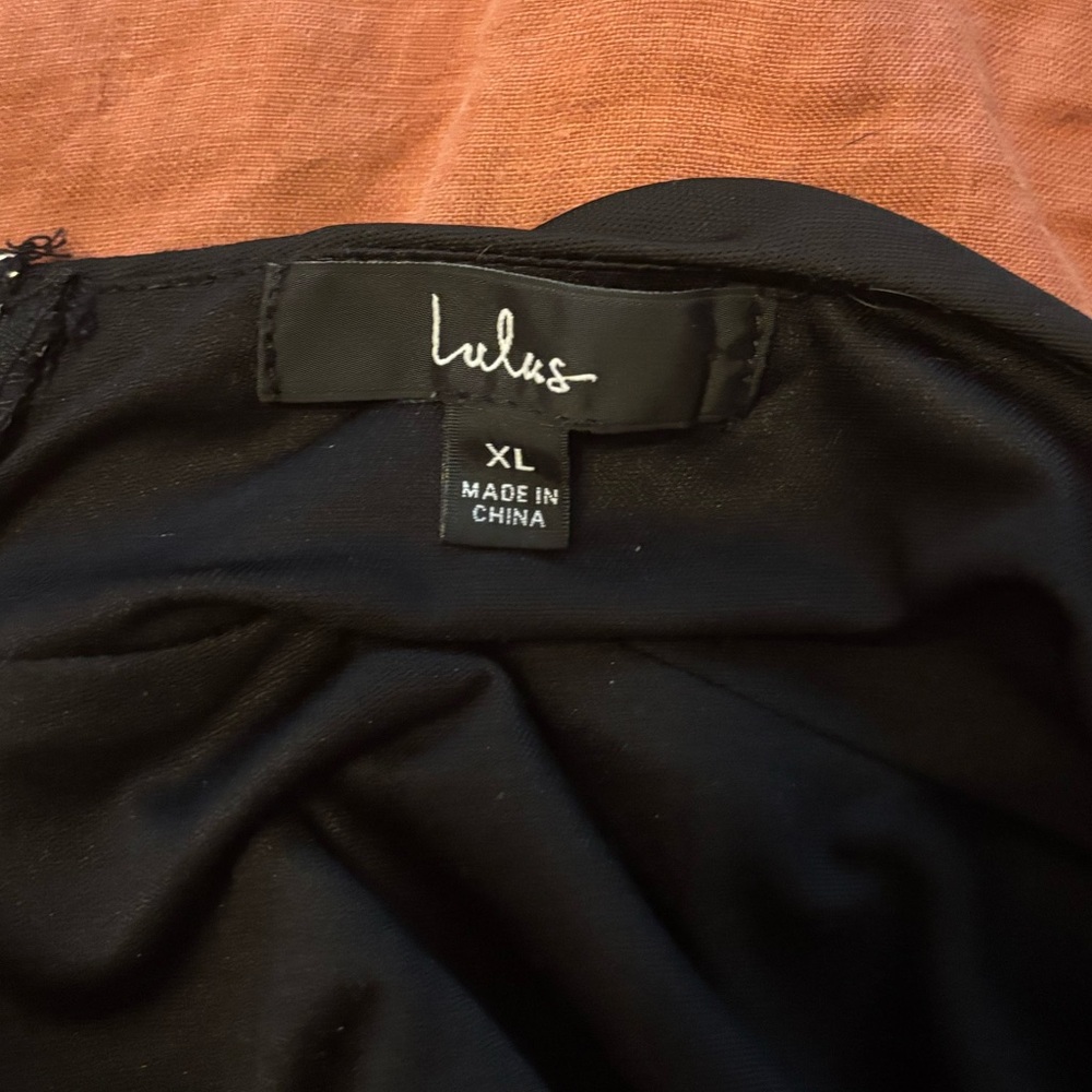 Lulu's Chic Black Halter Mini Dress - Picture 4 of 4